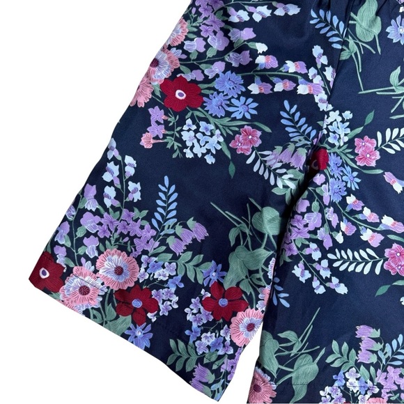 Janie & Jack Navy Merchant Marine Floral the Parkside Pants Girls 2T - Picture 5 of 8